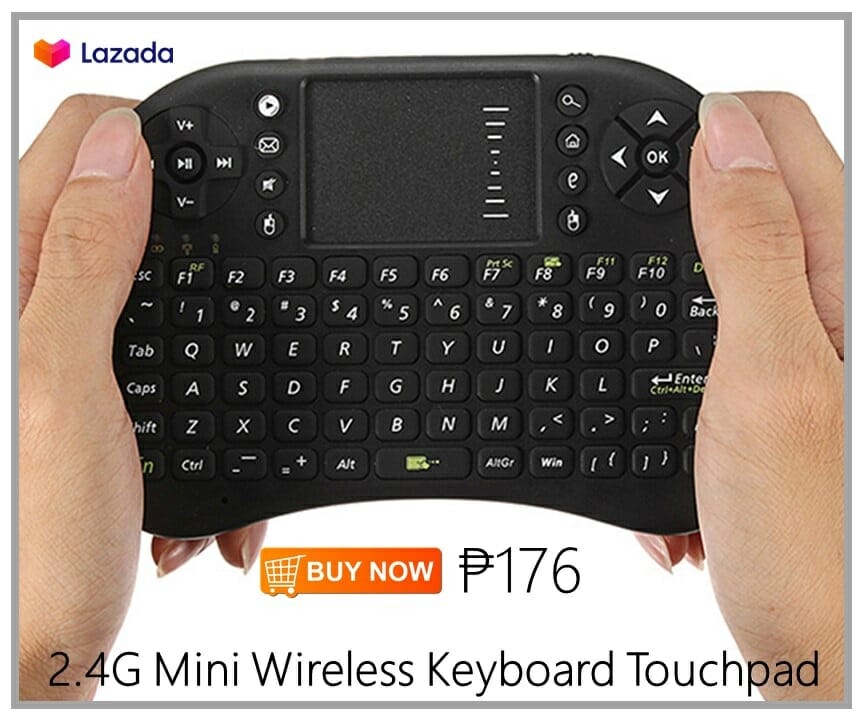 Gadgets Lazada 2.4G Mini Wireless Keyboard Touchpad Philippines
