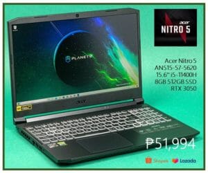 Acer Nitro 5 AN515-57-5620 15.6'' i5-11400H 8GB 512GB SSD RTX 3050