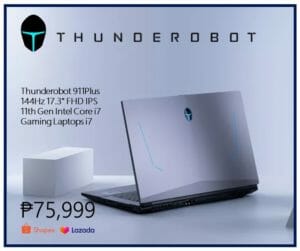 Thunderobot 911Plus 144Hz 17.3" 11th Gen Intel Core i7 FHD IPS Gaming Laptops