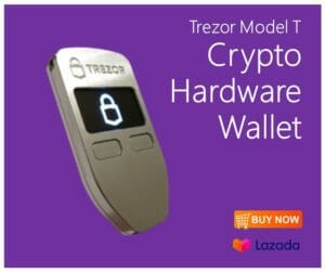 Trezor Model-T Cryptocurrency Hardware Wallet 